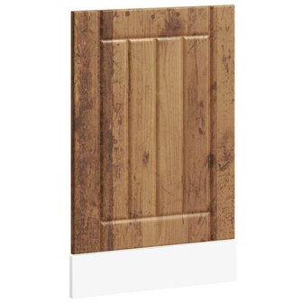 Vaatwasserpaneel Lucca bewerkt hout oud houtkleurig 2