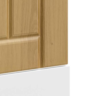 Vaatwasserpaneel Lucca bewerkt hout artisanaal eikenkleur 7