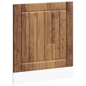 Vaatwasserpaneel Lucca bewerkt hout oud houtkleurig 2