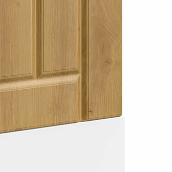 Vaatwasserpaneel Lucca bewerkt hout artisanaal eikenkleur 7