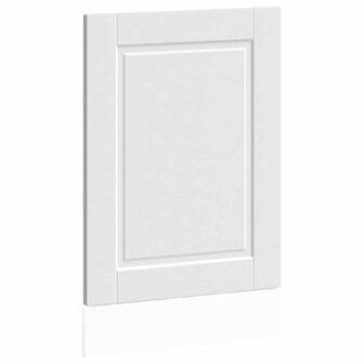 Vaatwasserpaneel Porto 45x1,5x57 cm bewerkt hout wit 2