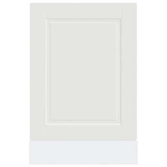 Vaatwasserpaneel Porto 45x1,5x57 cm bewerkt hout wit 4