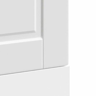 Vaatwasserpaneel Porto 45x1,5x57 cm bewerkt hout wit 7