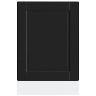 Vaatwasserpaneel Porto 45x1,5x57 cm bewerkt hout zwart 4