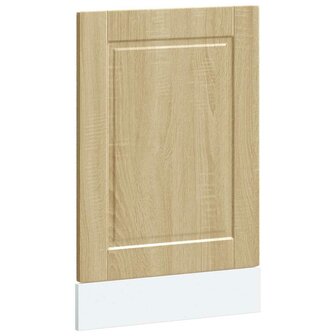 Vaatwasserpaneel Porto 45x1,5x57 cm bewerkt hout sonoma eikenkleur 2