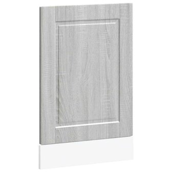 Vaatwasserpaneel Porto 45x1,5x57cm bewerkt hout grijs sonoma eiken 2