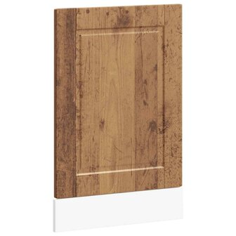 Vaatwasserpaneel Porto 45x1,5x57 cm bewerkt hout oud houtkleurig 2