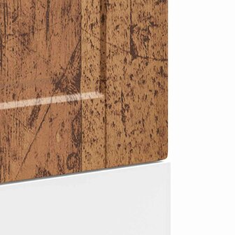Vaatwasserpaneel Porto 45x1,5x57 cm bewerkt hout oud houtkleurig 7