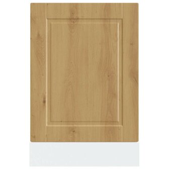 Vaatwasserpaneel Porto 45x1,5x57 cm bewerkt hout artisanaal eiken 4