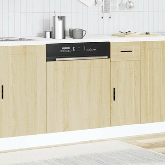 Vaatwasserpaneel Porto 60x1,5x57 cm bewerkt hout sonoma eikenkleur 3