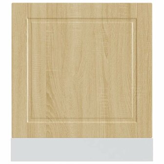 Vaatwasserpaneel Porto 60x1,5x57 cm bewerkt hout sonoma eikenkleur 4