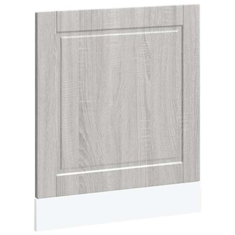 Vaatwasserpaneel Porto 60x1,5x57cm bewerkt hout grijs sonoma eiken 2