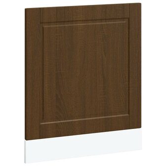 Vaatwasserpaneel Porto 60x1,5x57 cm bewerkt hout bruin eikenkleur 2