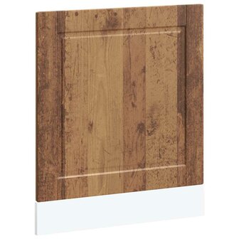 Vaatwasserpaneel Porto 60x1,5x57 cm bewerkt hout oud houtkleurig 2