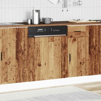 Vaatwasserpaneel Porto 60x1,5x57 cm bewerkt hout oud houtkleurig 3