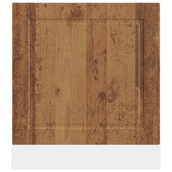 Vaatwasserpaneel Porto 60x1,5x57 cm bewerkt hout oud houtkleurig 4