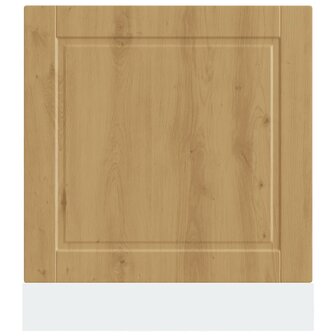 Vaatwasserpaneel Porto 60x1,5x57 cm bewerkt hout artisanaal eiken 4