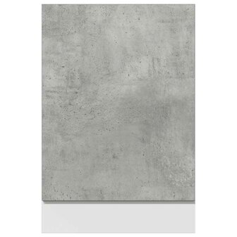 Vaatwasserpaneel Lyon 45x3x67 cm betongrijs 3