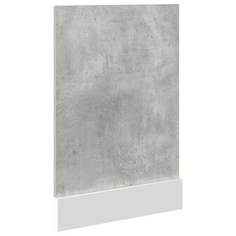 Vaatwasserpaneel Lyon 45x3x67 cm betongrijs 5