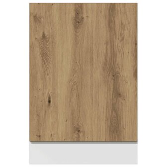 Vaatwasserpaneel Lyon 45x3x67 cm bewerkt hout artisanaal eiken 3
