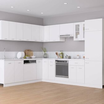 Ovenkast Lyon 60x46x81,5 cm bewerkt hout wit 3