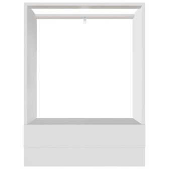 Ovenkast Lyon 60x46x81,5 cm bewerkt hout wit 5