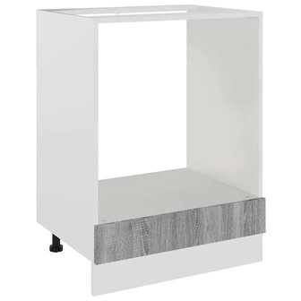 Ovenkast Lyon 60x46x81,5 cm grijs sonoma eikenkleurig 2