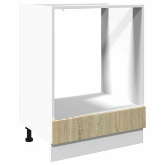 Ovenkast 60x46x81,5 cm spaanplaat sonoma eikenkleurig 2