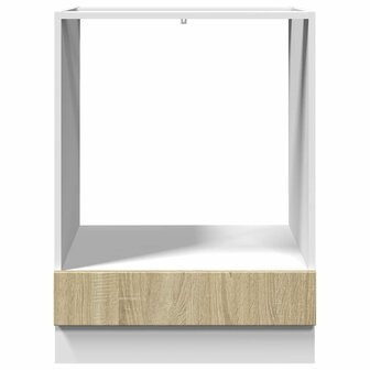 Ovenkast 60x46x81,5 cm spaanplaat sonoma eikenkleurig 5