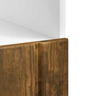 Ovenkast Lucca bewerkt hout gerookt eikenkleurig 8