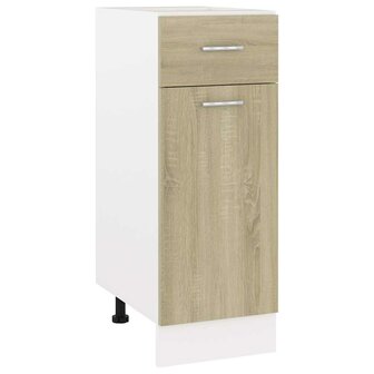 Onderkast met lade Lyon 30x46x81,5 cm bewerkt hout sonoma eiken 1