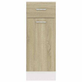 Onderkast met lade Lyon 30x46x81,5 cm bewerkt hout sonoma eiken 7