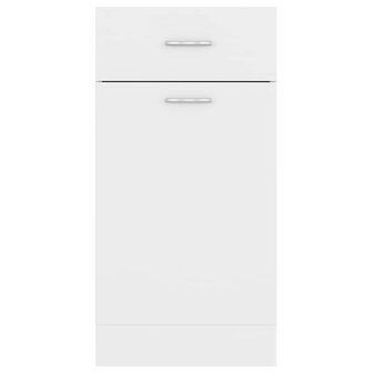 Onderkast met lade Lyon 40x46x81,5 cm bewerkt hout wit 8