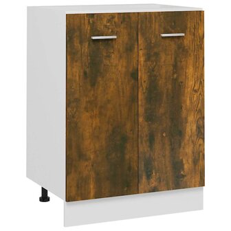 Onderkast Lyon 60x46x81,5 cm bewerkt hout gerookt eikenkleurig 2