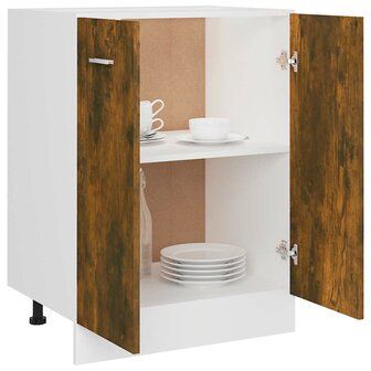 Onderkast Lyon 60x46x81,5 cm bewerkt hout gerookt eikenkleurig 4