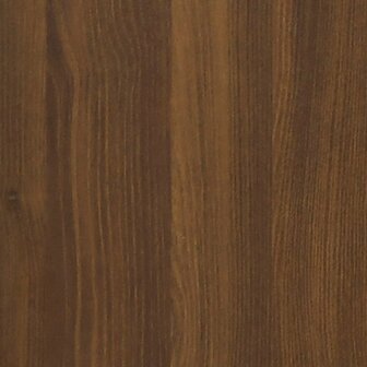 Onderkast met lade Lyon 30x46x81,5 cm bewerkt hout bruin eikenkleur 9
