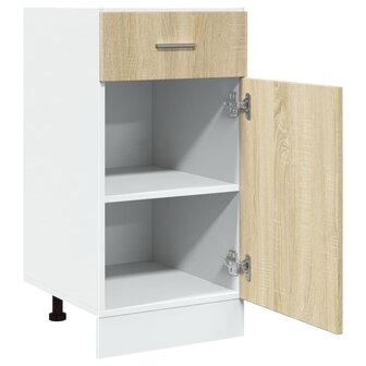Onderkast met lade Lyon 40x46x81,5 cm bewerkt hout sonoma eikenkleurig 5