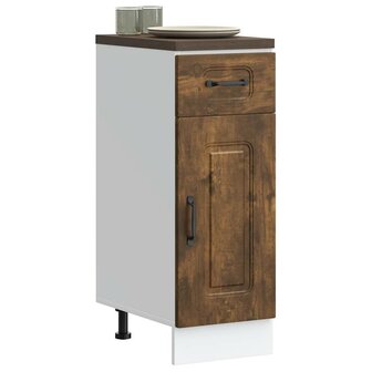 Onderkast Kalmar bewerkt hout gerookt eikenkleurig 1