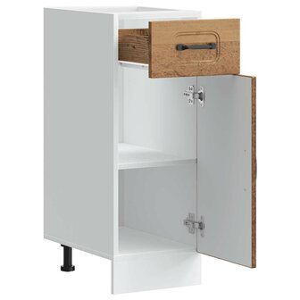 Onderkast Kalmar bewerkt hout oud houtkleurig 5