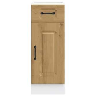 Onderkast Kalmar bewerkt hout artisanaal eikenkleur 4