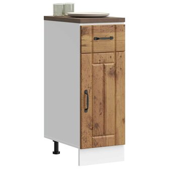 Onderkast Lucca bewerkt hout oud houtkleurig 3
