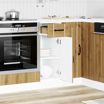 Onderkast Lucca bewerkt hout artisanaal eikenkleur 2