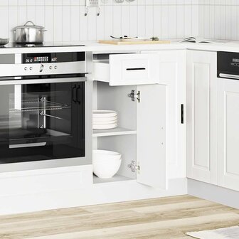 Onderkast &amp;quot;Porto&amp;quot; bewerkt hout wit 3