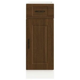Onderkast &amp;quot;Porto&amp;quot; bewerkt hout bruin eikenkleur 4