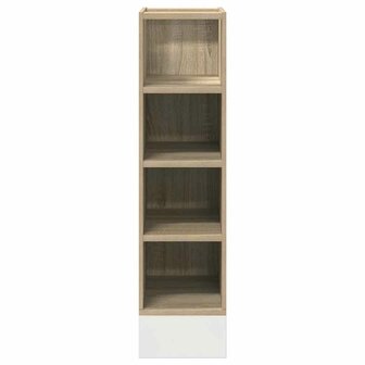 Onderkast 20x44,5x81,5 cm bewerkt hout sonoma eikenkleurig 4