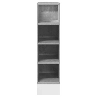 Onderkast Riga 20x44,5x81,5 cm bewerkt hout betongrijs 4