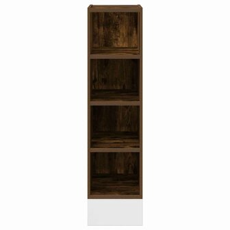 Onderkast Riga 20x44,5x81,5 cm bewerkt hout gerookt eikenkleurig 4