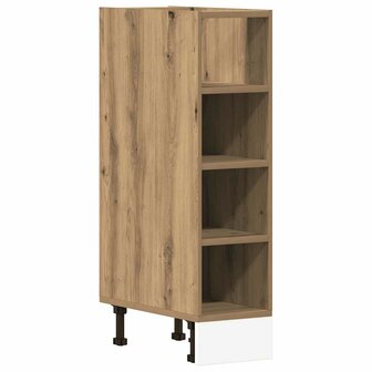 Onderkast Riga 20x44,5x81,5 cm bewerkt hout artisanaal eikenkleur 2