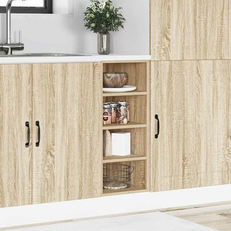 Onderkast Riga 30x44,5x81,5 cm bewerkt hout sonoma eikenkleurig 3