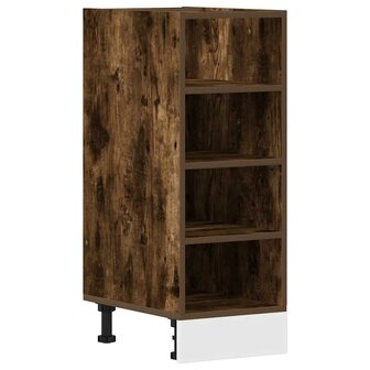 Onderkast Riga 30x44,5x81,5 cm bewerkt hout gerookt eikenkleurig 2
